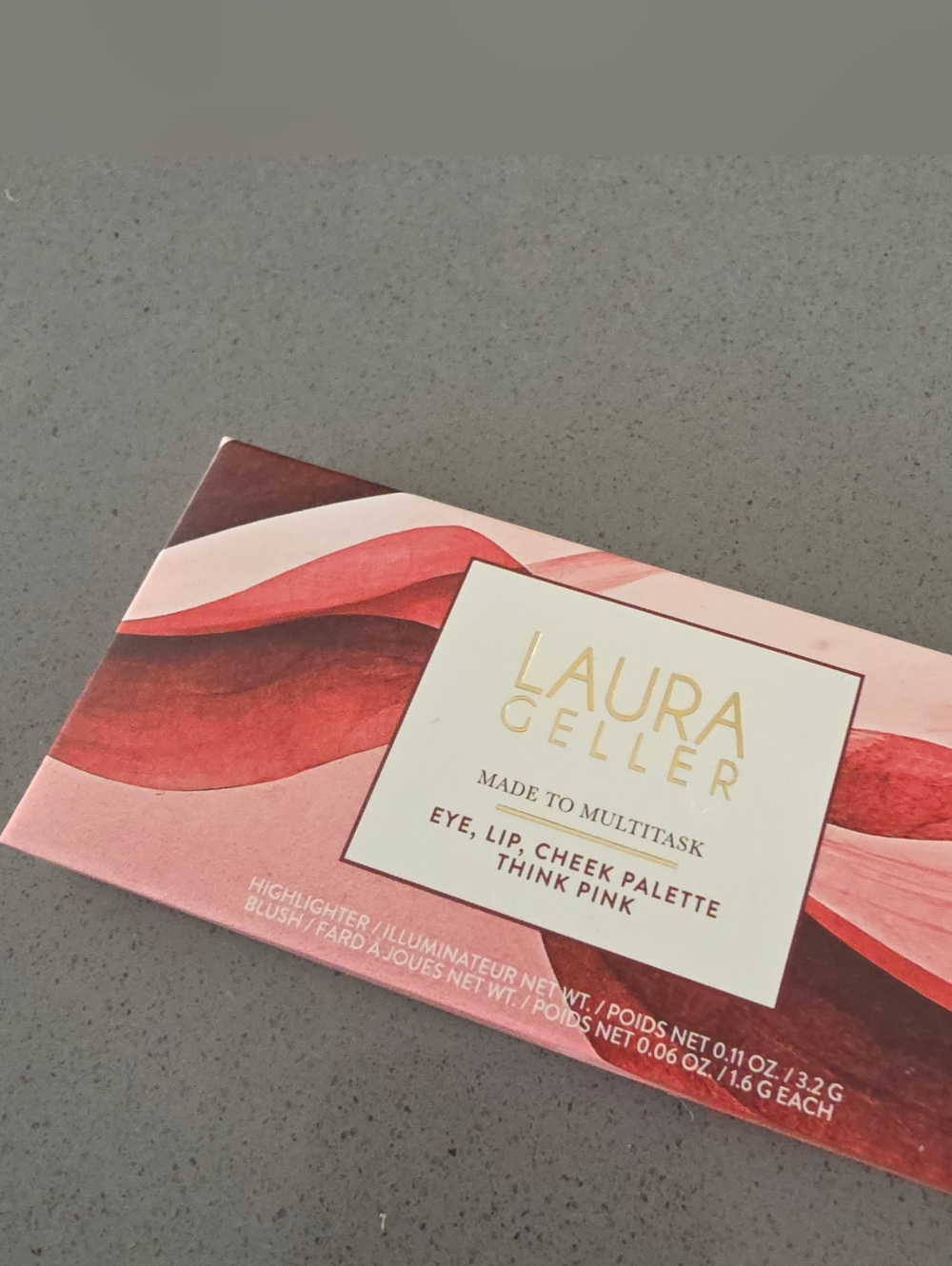 Laura Geller | Made To Multitask Eye Lip Cheek Palette in THINK PINK - NIB